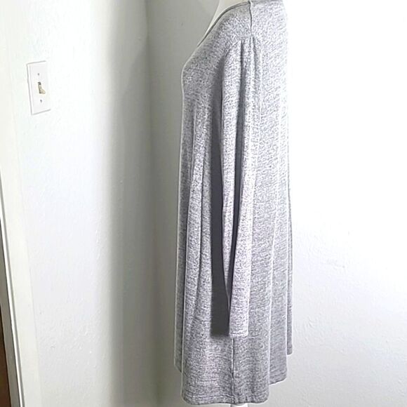 GAP Gray Softspun T-Shirt Dress, Longsleeve,  Size XL - Picture 5 of 8